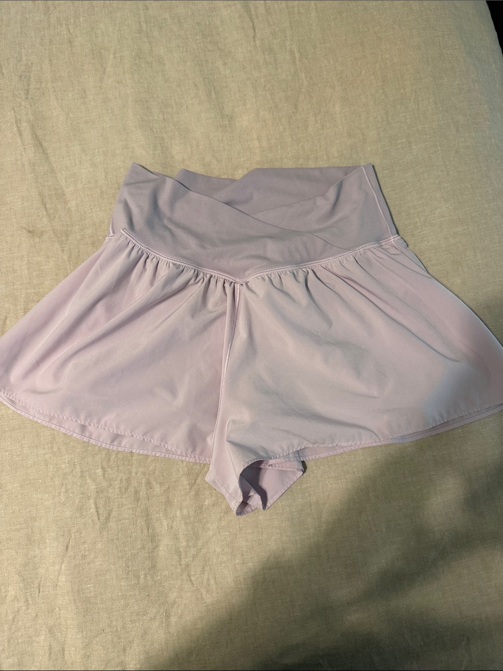 Aerie crossover flowy shorts